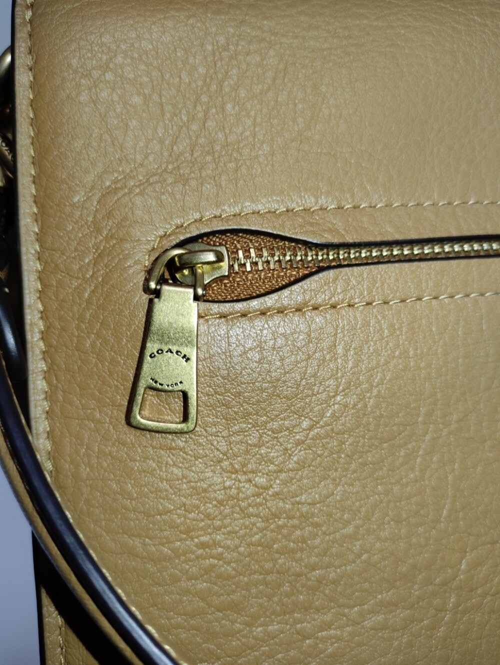 Coach CY919 Chain Tabby Shoulder Bag Honey Brown - Picture 10 of 16
